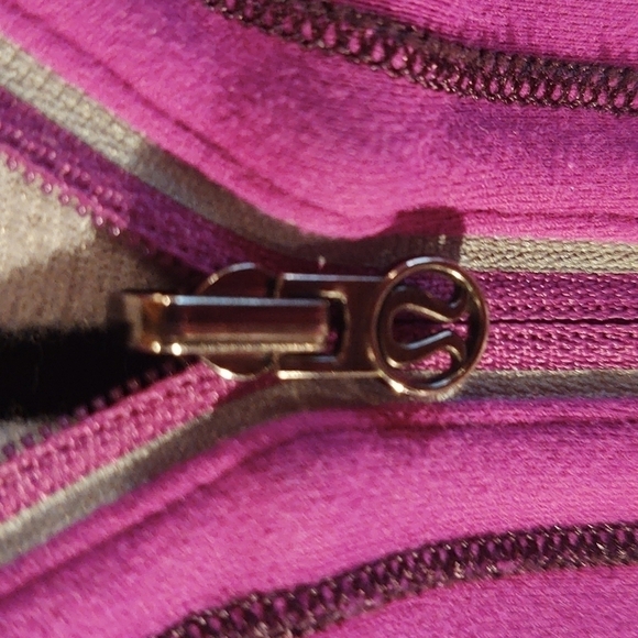Lululemon Color Blocked Purple and Black Pullover - Picture 3 of 10